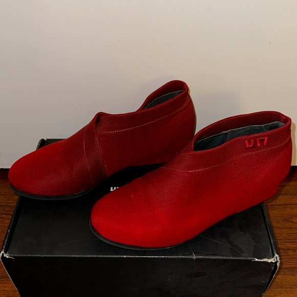 United Nude fold red boots - Picture 2 of 6